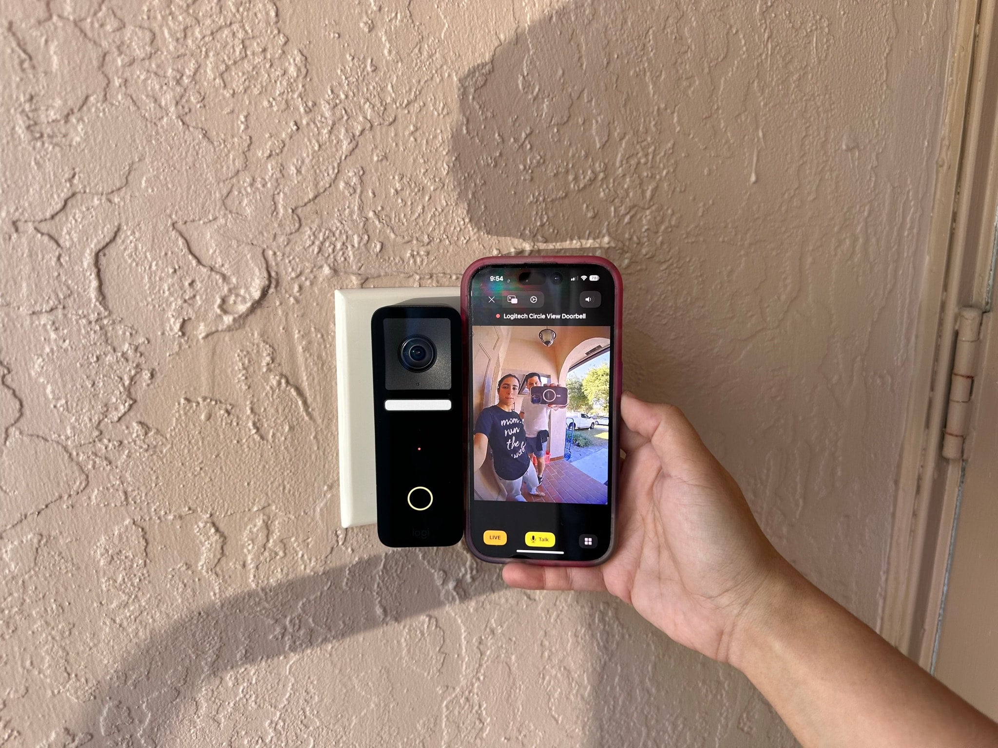 Apple Logitech Doorbell Camera LOGITECH CIRCLE VIEW DOORBELL